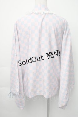 画像2: Cute.Q / 着物袖ボレロ  ピンクｘサックス S-25-11-06-019-EL-BL-HR-ZS