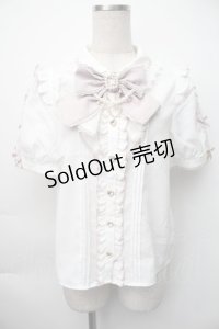 LIZ LISA / レーススラッシュスリーブブラウス 0 白 S-25-11-06-022-LO-BL-HR-ZS