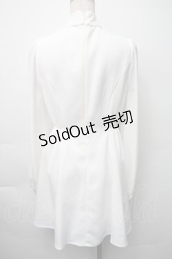 画像2: Ank Rouge / ぽんぽん&リボンワンピース  白 S-25-11-06-026-CA-OP-HR-ZS