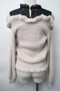 画像2: LIZ LISA / レイヤード風肩あきニット 0 ピンク S-25-11-06-028-LO-TO-HR-ZS