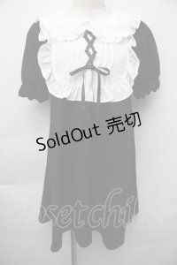 Ank Rouge / メイドライクカットワンピース M 黒ｘ白 S-25-11-06-030-CA-OP-HR-ZS