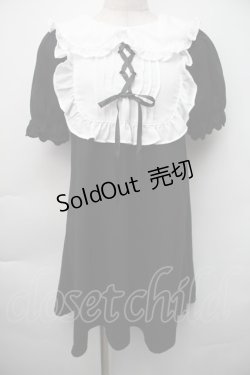 画像1: Ank Rouge / メイドライクカットワンピース M 黒ｘ白 S-25-11-06-030-CA-OP-HR-ZS