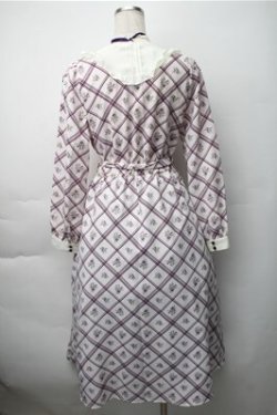 画像2: axes femme / ブロッキングワンピース  ラベンダー S-25-11-07-033-AX-OP-HR-ZS