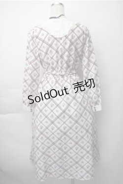 画像2: axes femme / ブロッキングワンピース  ラベンダー S-25-11-07-033-AX-OP-HR-ZS