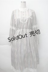 axes femme / ローズレユール柄ワンピース  ベージュ S-25-11-07-035-AX-OP-HR-ZS