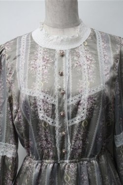 画像3: axes femme / ローズレユール柄ワンピース  ベージュ S-25-11-07-035-AX-OP-HR-ZS