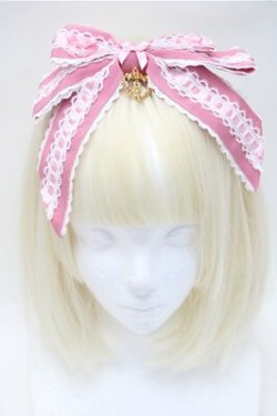 画像2: BABY,THE STARS SHINE BRIGHT / Maison de Petite Rubanリボンカチューシャ  ピンク S-25-11-07-004-BA-AC-AS-ZS