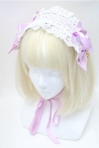 BABY,THE STARS SHINE BRIGHT / プリンセスドロップヘッドドレス  ラベンダー S-25-11-07-005-BA-AC-AS-ZS