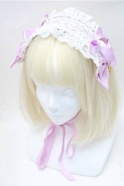 画像1: BABY,THE STARS SHINE BRIGHT / プリンセスドロップヘッドドレス  ラベンダー S-25-11-07-005-BA-AC-AS-ZS