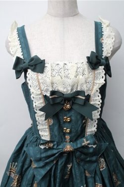 画像3: BABY,THE STARS SHINE BRIGHT / チェスアリス〜あの日の私の宝物〜柄ジャンパースカートI  グリーン S-25-11-07-041-BA-OP-AS-ZS