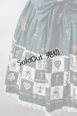 画像4: BABY,THE STARS SHINE BRIGHT / チェスアリス〜あの日の私の宝物〜柄ジャンパースカートI  グリーン S-25-11-07-041-BA-OP-AS-ZS