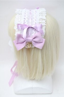 画像3: BABY,THE STARS SHINE BRIGHT / プリンセスドロップヘッドドレス  ラベンダー S-25-11-07-005-BA-AC-AS-ZS