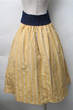 画像2: axes femme / ビット付ハイウエストスカート  イエロー S-25-11-07-052-AX-SK-HR-ZS