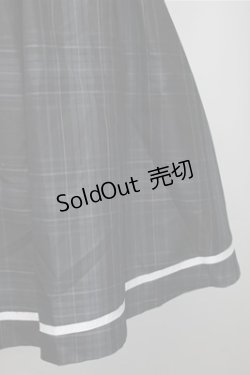 画像4: axes femme / カードル刺繍サス付タックスカート  黒ｘグリーン S-25-11-07-053-AX-SK-HR-ZS