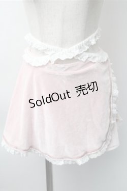 画像1: Bon21Hiz / レースベロアキュロット  ピンク S-25-11-07-054-LO-SK-HR-ZS