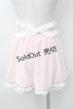 画像2: Bon21Hiz / レースベロアキュロット  ピンク S-25-11-07-054-LO-SK-HR-ZS