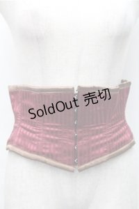 abilletage / ストライプコルセット  ワイン S-25-11-07-009-GO-TO-AS-ZS