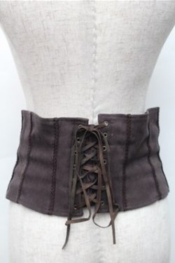 画像2: NO.S PROJECT / 「乙女」のためのコルセット L ブラウン S-25-11-07-010-LO-SK-AS-ZS