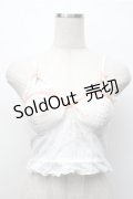 Bon21Hiz / カップ付きレースビスチェ  白 S-25-11-07-013-LO-BL-HR-ZS