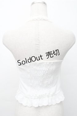 画像2: Bon21Hiz / カップ付きレースビスチェ  白 S-25-11-07-014-LO-BL-HR-ZS