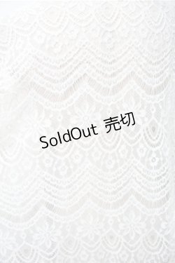 画像3: axes femme / ロング丈レースガウン  白 S-25-11-07-018-AX-TO-HR-ZS