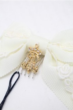 画像3: ALICE and the PIRATES / A/Pゆらゆらリボンコーム  オフ S-25-11-07-002-PA-AC-AS-ZS