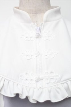 画像4: NOEMIE / チャイナボタンジャージチュニック  グレーｘ白 S-25-11-07-024-LO-TO-HR-ZS