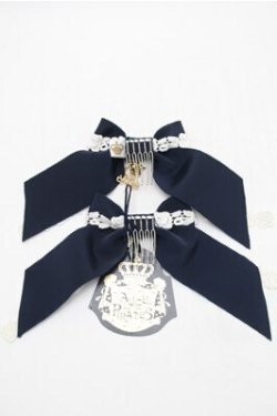 画像2: ALICE and the PIRATES / A/Pゆらゆらリボンコーム  紺 S-25-11-07-003-PA-AC-AS-ZS