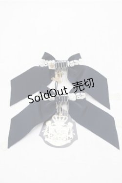 画像2: ALICE and the PIRATES / A/Pゆらゆらリボンコーム  紺 S-25-11-07-003-PA-AC-AS-ZS