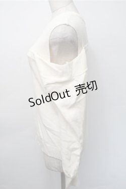 画像3: axes femme / レイヤード風ニット  アイボリー S-25-11-07-027-AX-TO-HR-ZS