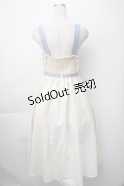 画像2: axes femme / リボンフラワー刺繍ジャンスカ  キナリ S-25-11-07-029-AX-OP-HR-ZS