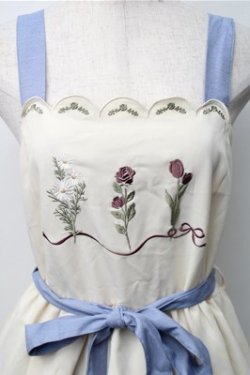 画像3: axes femme / リボンフラワー刺繍ジャンスカ  キナリ S-25-11-07-029-AX-OP-HR-ZS