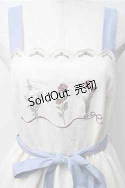 画像3: axes femme / リボンフラワー刺繍ジャンスカ  キナリ S-25-11-07-029-AX-OP-HR-ZS