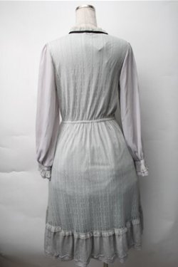 画像2: axes femme / イレヘムレースワンピース  グレー S-25-11-07-030-AX-OP-HR-ZS