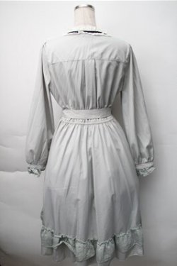 画像2: axes femme / ブロッキングロングワンピース  ミント S-25-11-07-031-AX-OP-HR-ZS