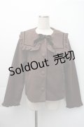 m petit by misako / セーラー襟ショートコート  ブラウン S-25-11-09-035-LO-CO-HR-ZS