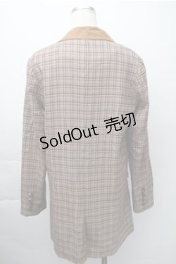 画像2: LIZ LISA / チェックジャケット  ブラウン S-25-11-09-036-LO-JA-AS-ZS