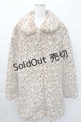 Candy Stripper / レオパードファーコート  ブラウン S-25-11-09-037-PU-JA-HR-ZS