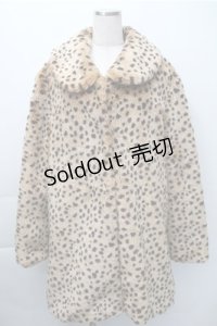 Candy Stripper / レオパードファーコート  ブラウン S-25-11-09-037-PU-JA-HR-ZS