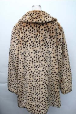 画像2: Candy Stripper / レオパードファーコート  ブラウン S-25-11-09-037-PU-JA-HR-ZS