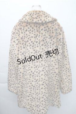 画像2: Candy Stripper / レオパードファーコート  ブラウン S-25-11-09-037-PU-JA-HR-ZS