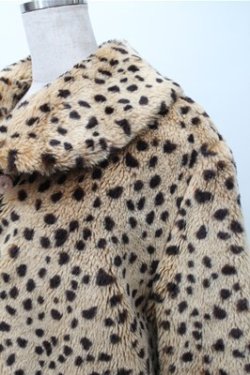 画像3: Candy Stripper / レオパードファーコート  ブラウン S-25-11-09-037-PU-JA-HR-ZS