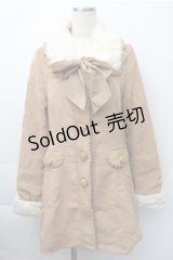 LIZ　LISA / ファー襟コート  ブラウン S-25-11-09-039-LO-OP-AS-ZS
