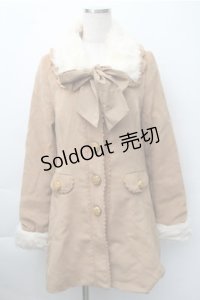 LIZ　LISA / ファー襟コート  ブラウン S-25-11-09-039-LO-OP-AS-ZS