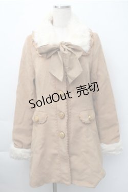 画像1: LIZ　LISA / ファー襟コート  ブラウン S-25-11-09-039-LO-OP-AS-ZS