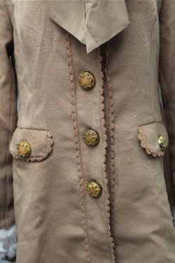 画像4: LIZ　LISA / ファー襟コート  ブラウン S-25-11-09-039-LO-OP-AS-ZS