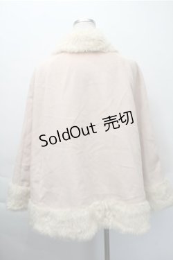 画像2: Ank Rouge / ファー襟ケープコート  ピンク S-25-11-09-041-CA-CO-AS-ZS