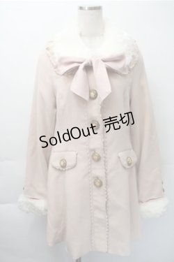 画像1: LIZ　LISA / ファー襟コート  ピンク S-25-11-09-044-LO-OP-AS-ZS