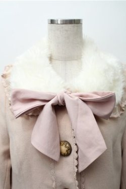 画像3: LIZ　LISA / ファー襟コート  ピンク S-25-11-09-044-LO-OP-AS-ZS