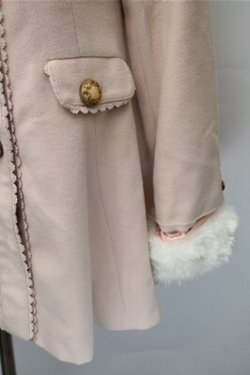 画像5: LIZ　LISA / ファー襟コート  ピンク S-25-11-09-044-LO-OP-AS-ZS